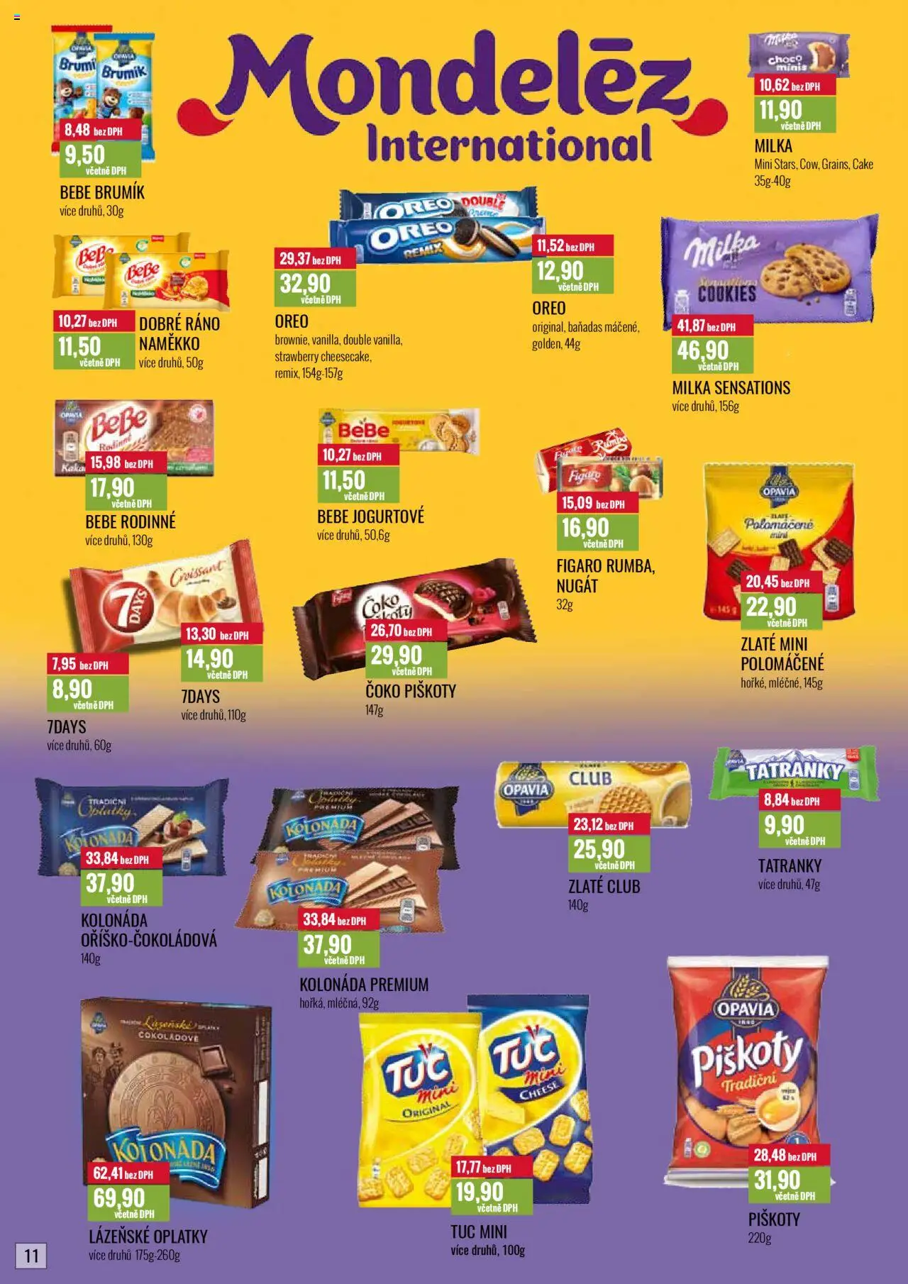 Ratio leták od 01.10.2025 | Strana: 12 | Produkty: Tatranky, Mini piškoty, Croissant, Oreo