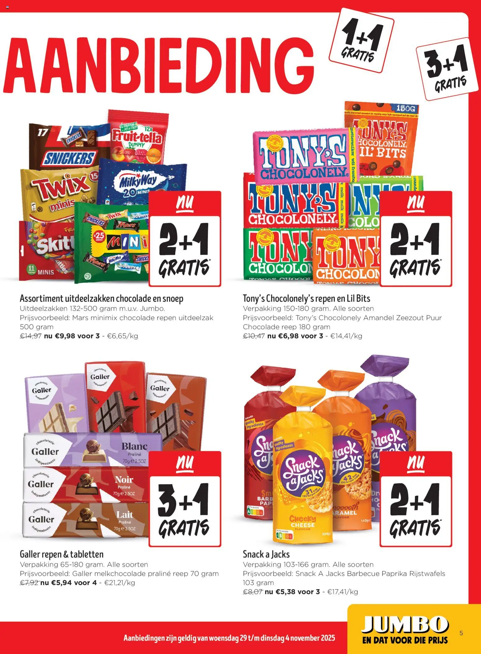 {H1} | Pagina: 5 | Producten: Twix, Snickers, Repen, Melk