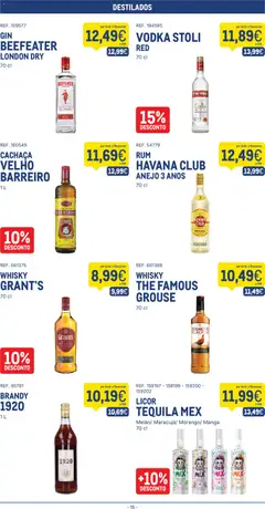 Pré-visualização Makro folheto válido de 17.02.2026 | Página: 15 | Produtos: Whisky, Cachaça, Licor, Tequila