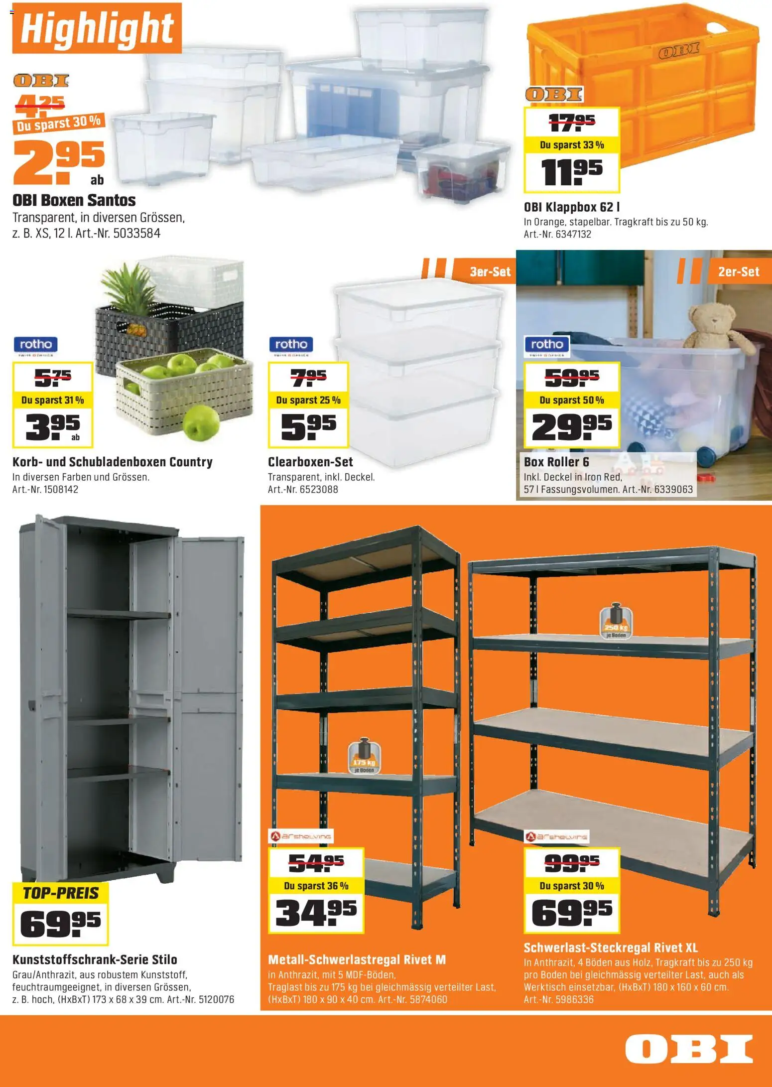 OBI - BIBERSTARKE Angebote bei OBI. – gültig ab 14.02.2026 | Seite: 11 | Produkte: Box, Korb