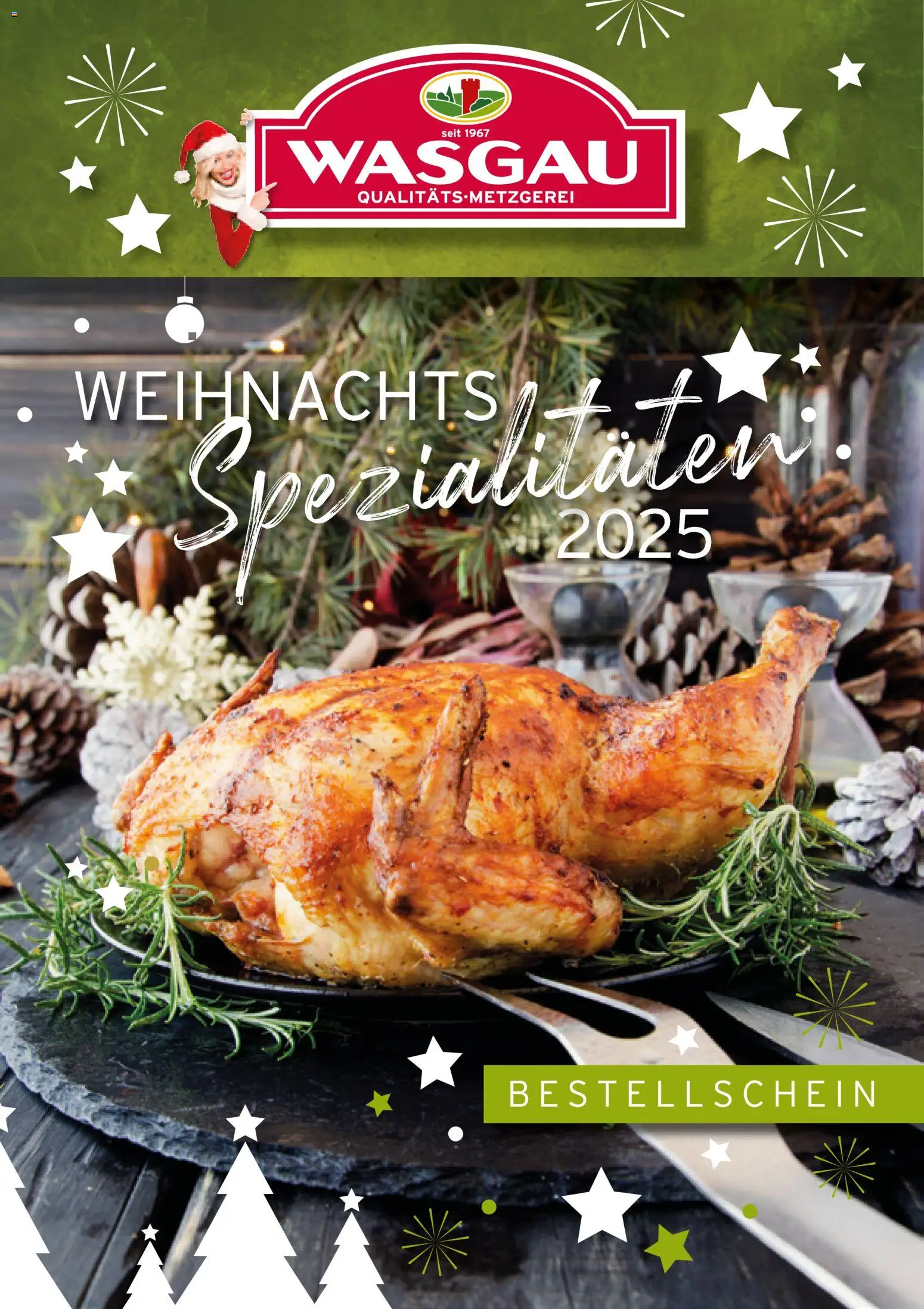 Wasgau Bestellschein Metzgerei – gültig ab 28.11.2025 | Seite: 1