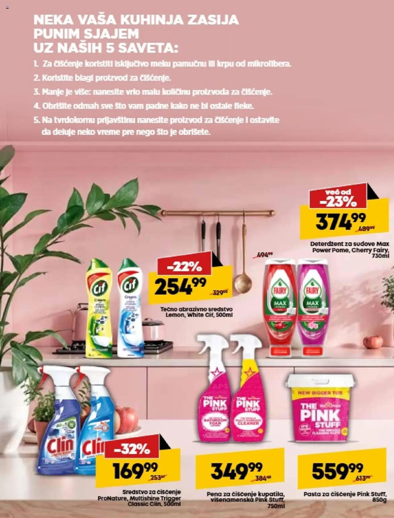 Mega Maxi katalog - važi od 25.09.2025 | Strana: 5 | Proizvode: Deterdžent, Deterdžent za sudove, Sto, Tuš