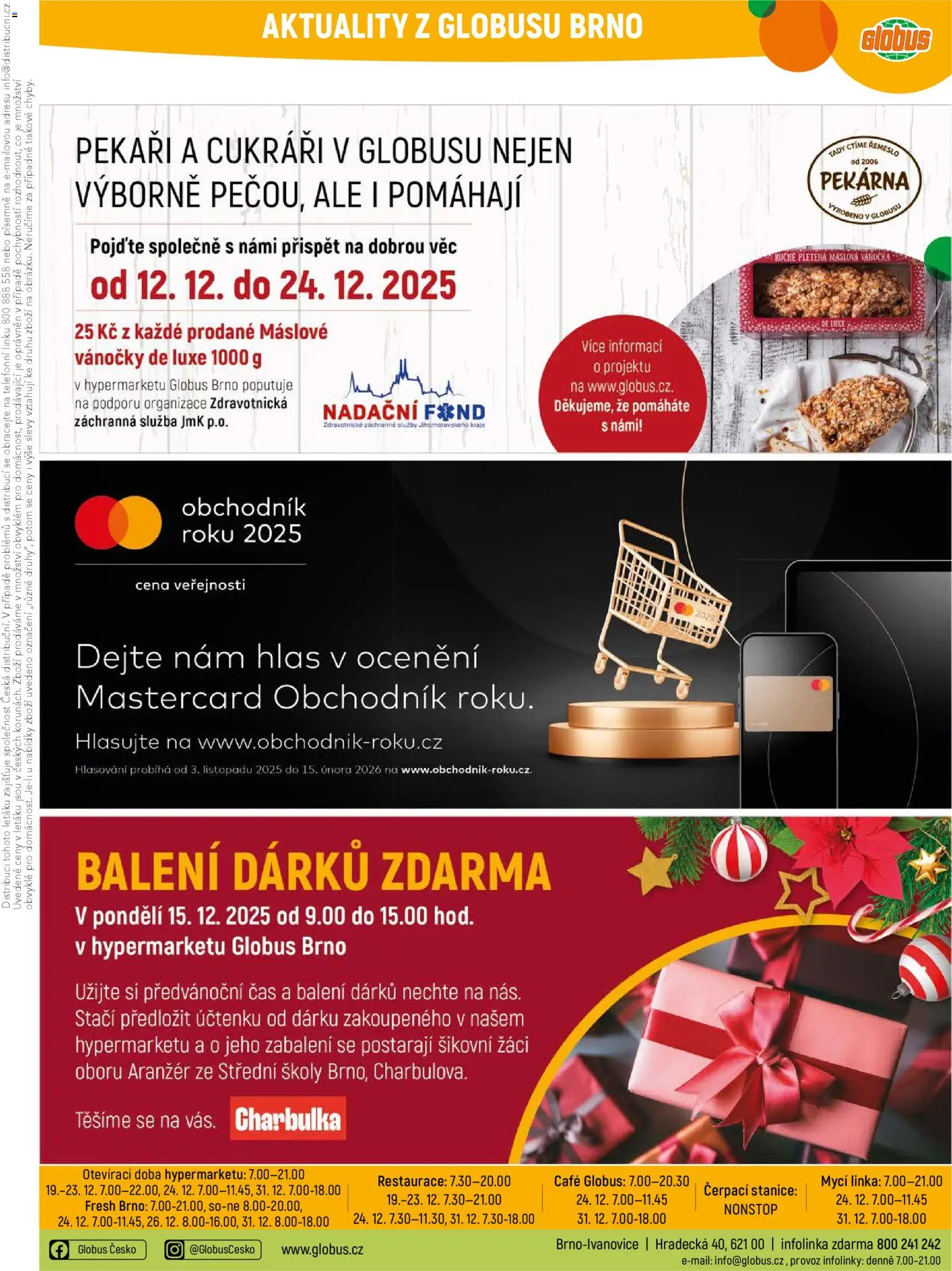 Globus leták - Brno od 10.12.2025 | Strana: 38 | Produkty: Globus, Vánočka, Pekárna