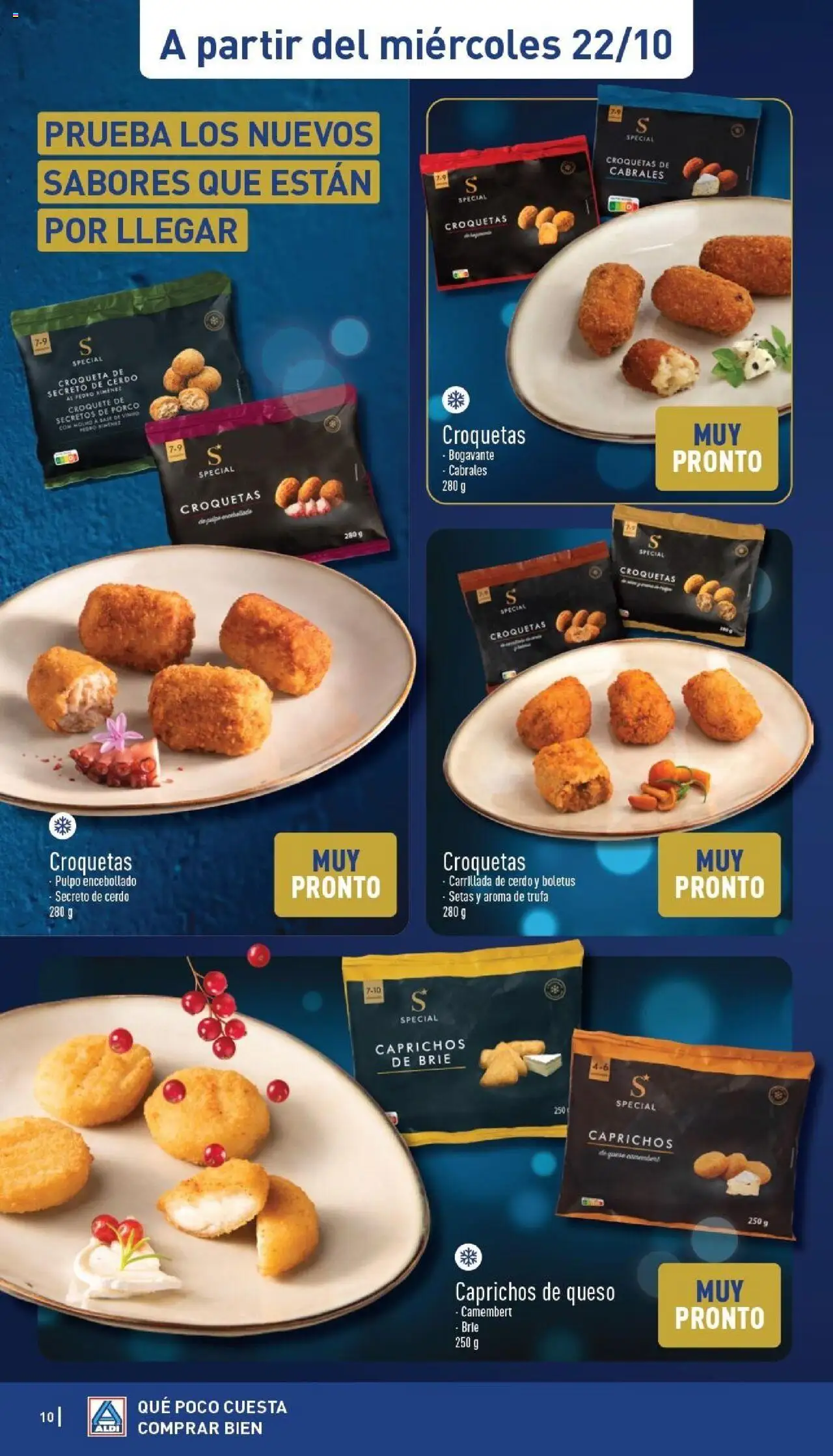 Aldi folleto Península │ válido desde el 06.10.2025 | Página: 10 | Productos: Μπάρα σαπουνιού, Queso, Cerdo, Croquetas