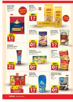 Ribola - Katalog - Pregled kataloga iz trgovine Ribola, vrijedi od 04.02.2026 | Stranica: 12 | Proizvodi: Tjestenina, Papar, Vegeta, Rajčica