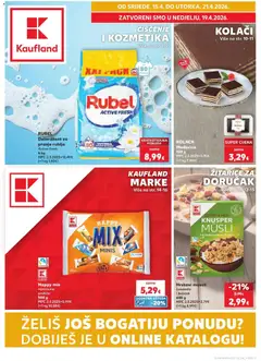 Kaufland - Kaufland katalog do 21.04.2026 - Pregled kataloga iz trgovine Kaufland, vrijedi od 14.04.2026