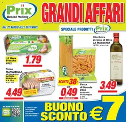 Anteprima del volantino Prix Verona catalogo valido a partire dal 22.08.2025