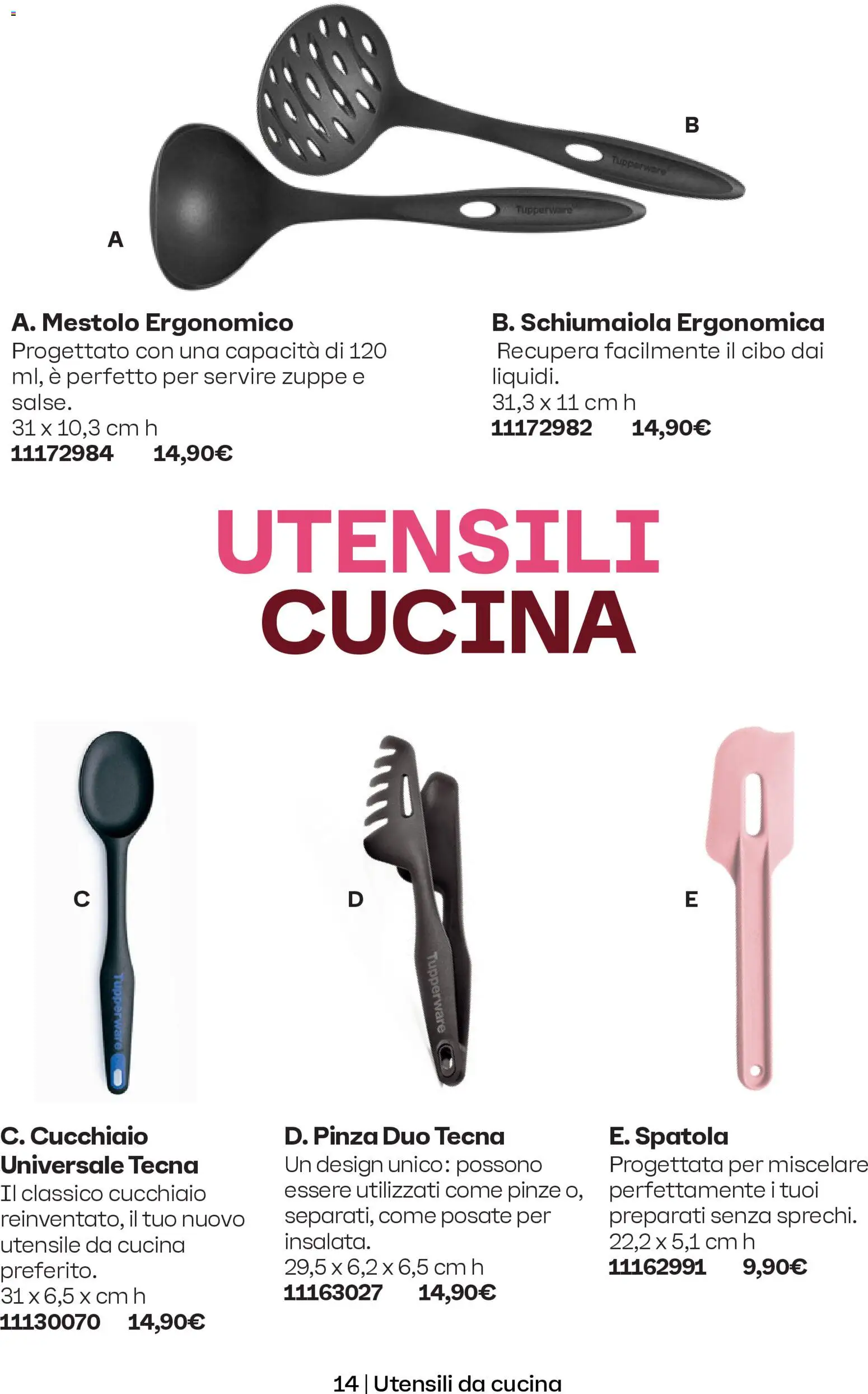 Volantino Tupperware del 01.11.2025 | Pagina: 14