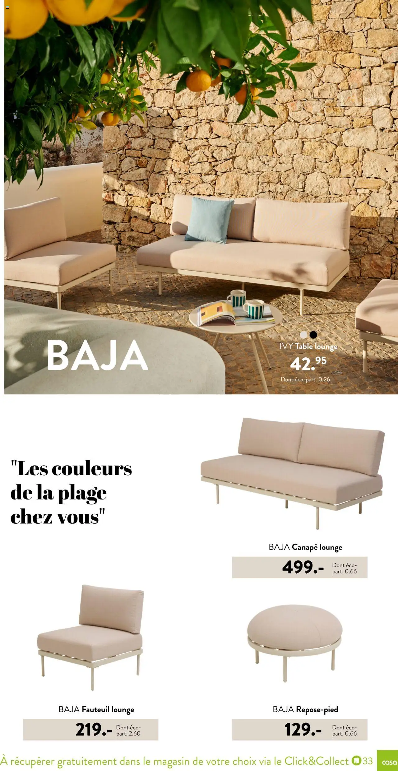  | Page: 33 | Produits: Canapé, Fauteuil, Table