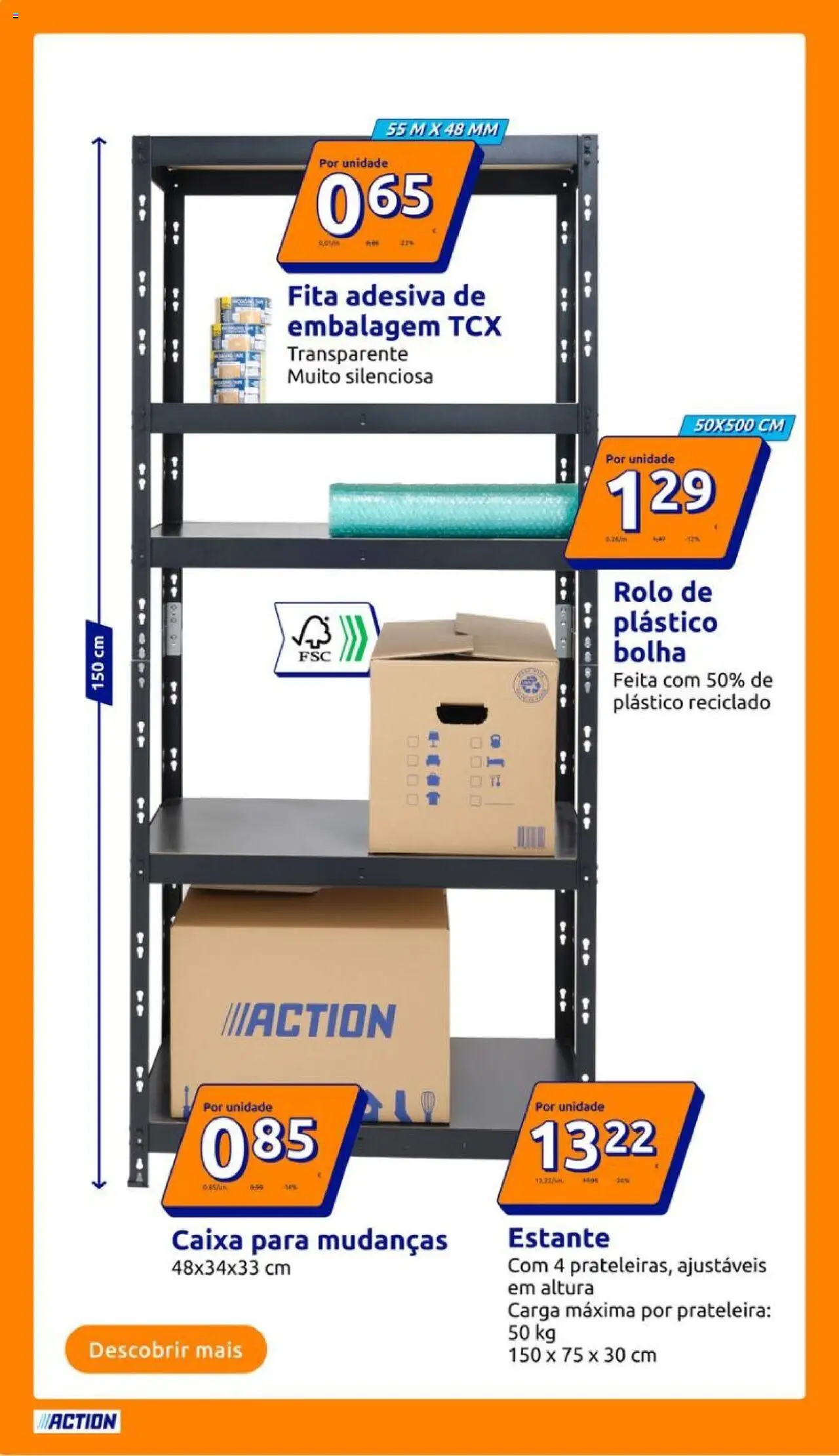 Action folheto │ válido de 20.08.2025 | Página: 10 | Produtos: Prateleira, Caixa