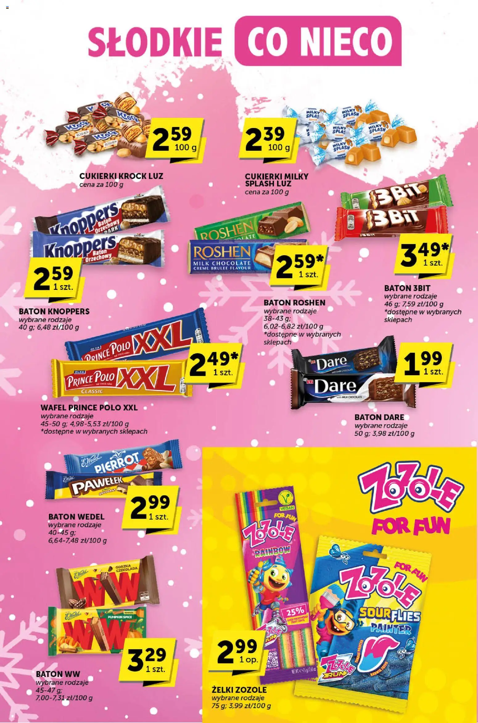 Euro Sklep Gazetka - Katalog od 13.11.2025 | Strona: 21 | Produkty: Baton, Żelki, Czekolada, Cukierki