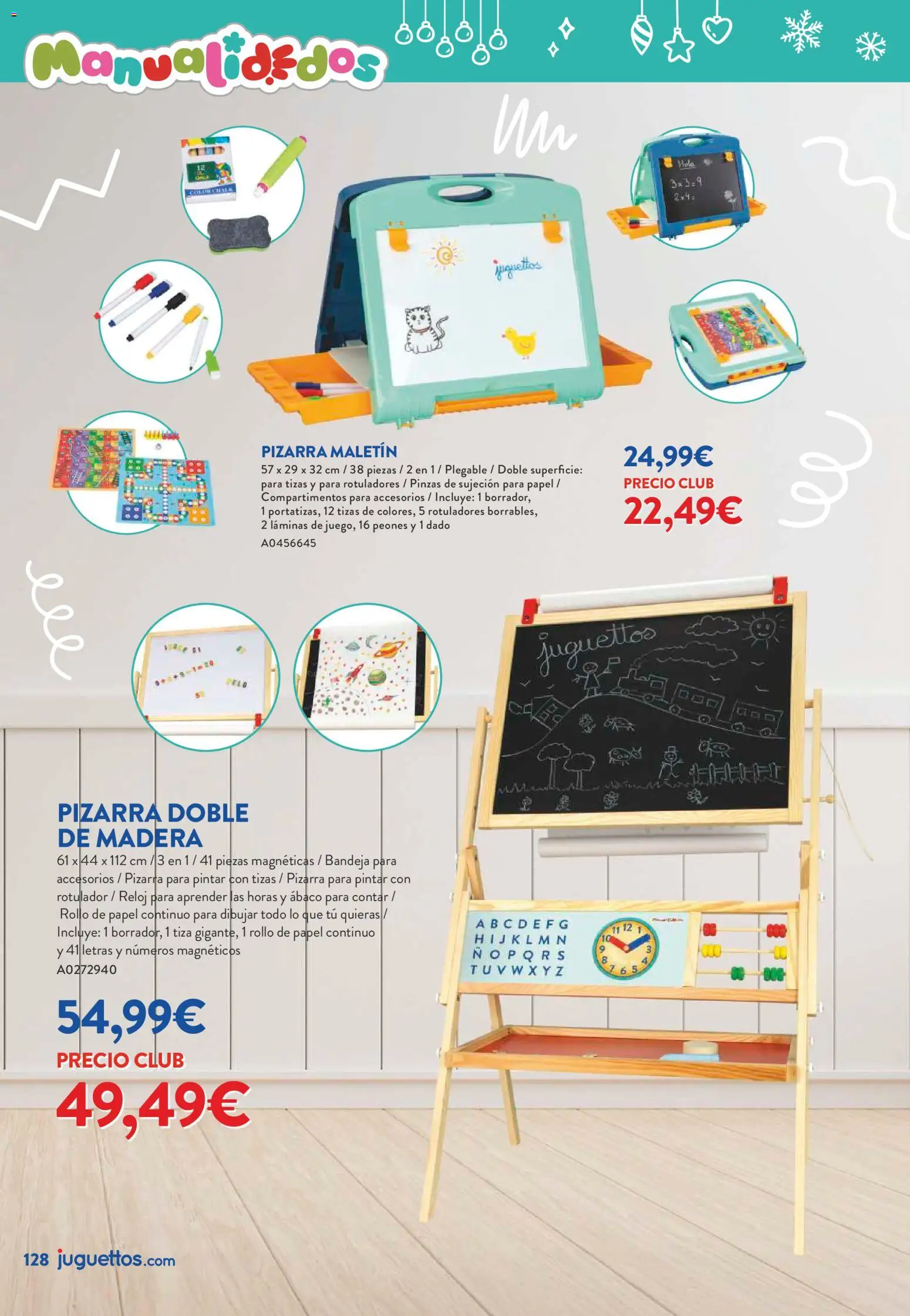 Juguettos catálogo Navidad │ válido desde el 27.10.2025 | Página: 128 | Productos: Reloj, Bandeja