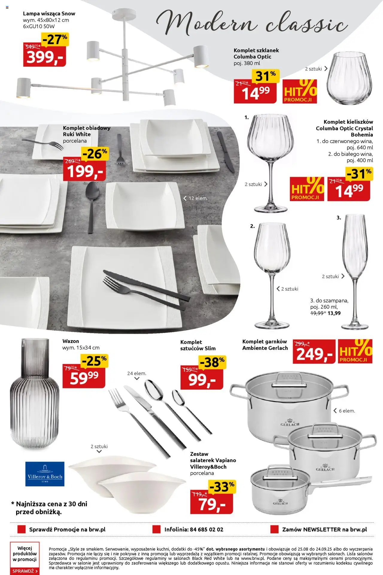 Black Red White promocje - Style ze smakiem od 25.08.2025 | Strona: 6 | Produkty: Wazon, Lampa, Komplet garnków