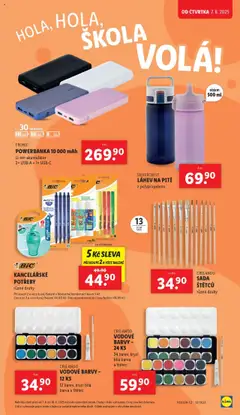 CRELANDO VODOVÉ BARVY - 12 KS, 12 barev, krycí bílá barva a štětec od 04.08.2025 | Strana: 11 | Produkty: Powerbanka, Barvy, Štětec, Láhev