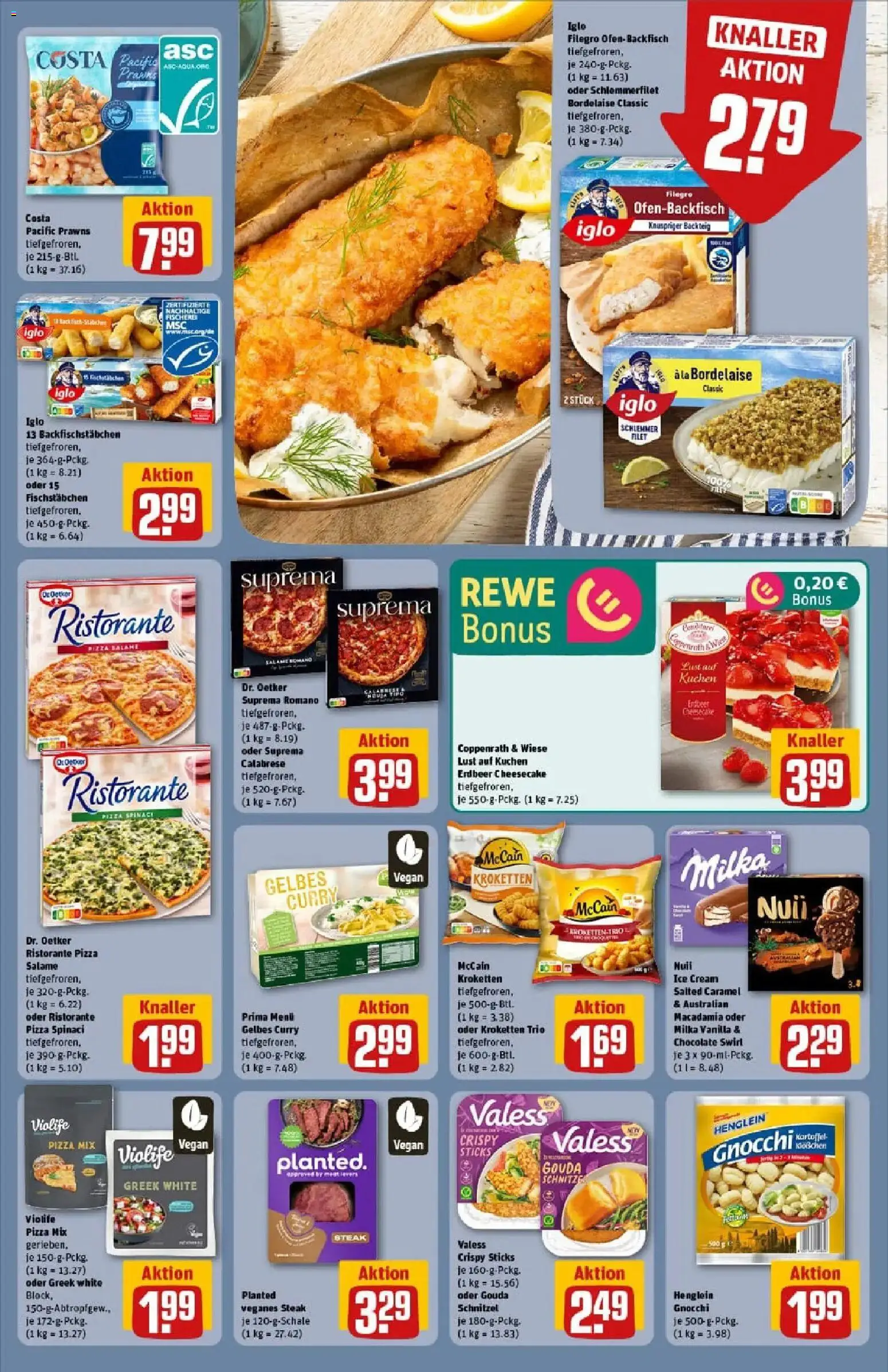 Rewe prospekt München / Bogenhausen	 – gültig ab 18.01.2026 | Seite: 19 | Produkte: Ristorante, Gouda, McCain, Kuchen