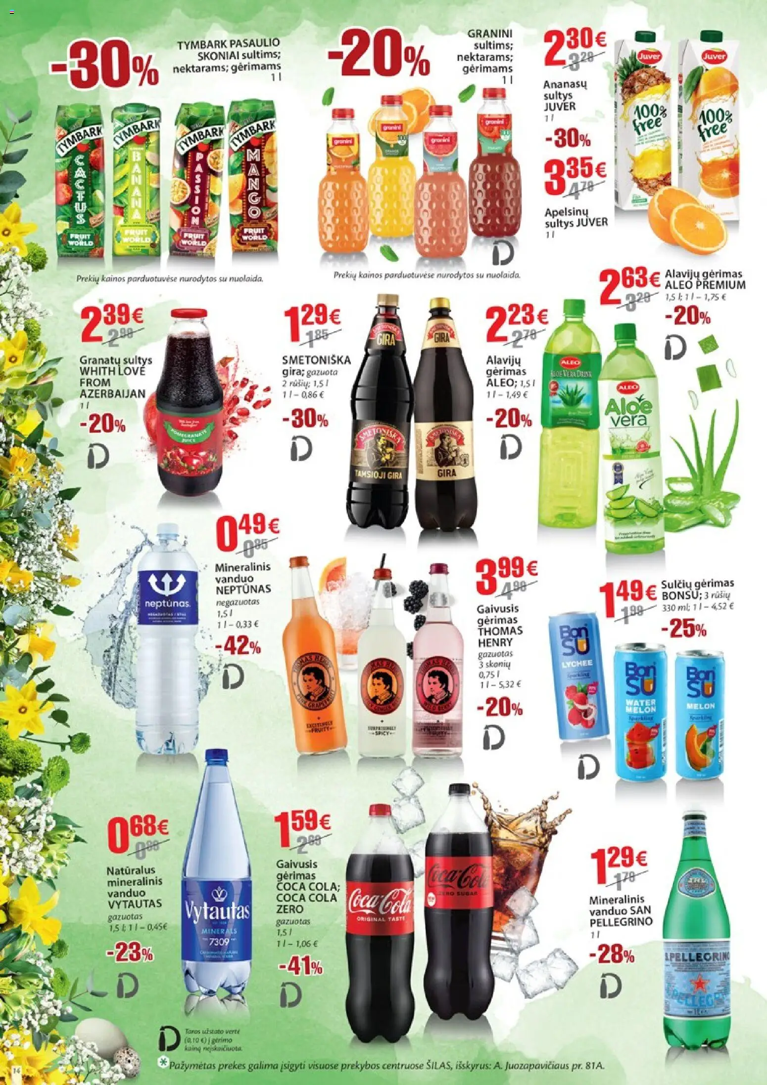 Šilas akcijos nuo 25.03.2026 | Puslapis: 14 | Prekių: Sultys