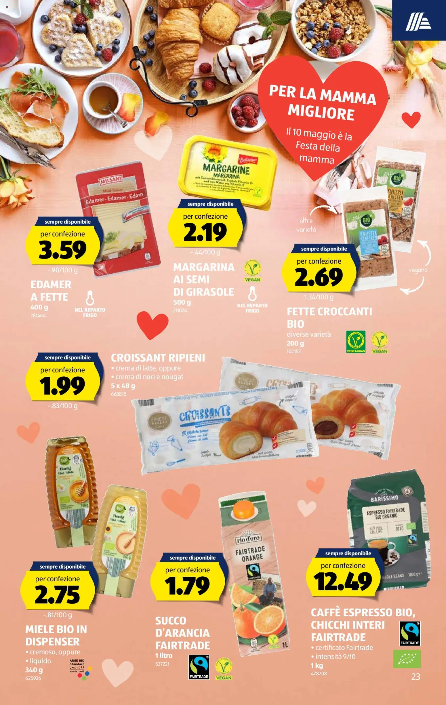 Aldi aktionen IT – gültig ab 30.04.2026 | Seite: 23 | Produkte: Edamer, Miele