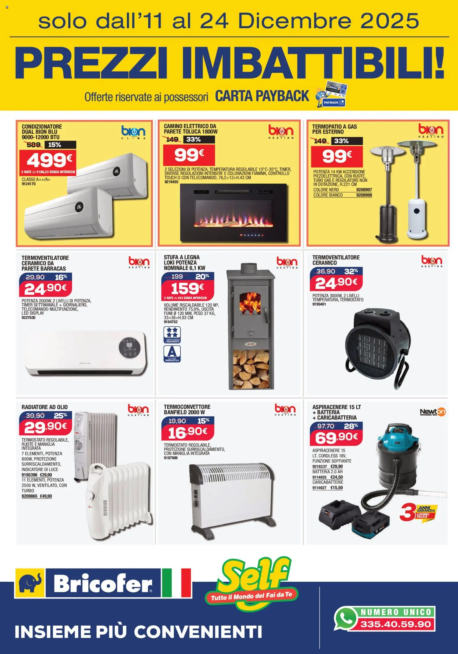 Volantino Self del 11.12.2025 | Pagina: 7 | Prodotti: Tè, Aspiracenere, Batteria, Caricabatterie