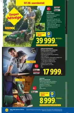 Lidl akciós ujság - amely érvényes a következő dátumtól: 24.07.2025 | Oldal: 34