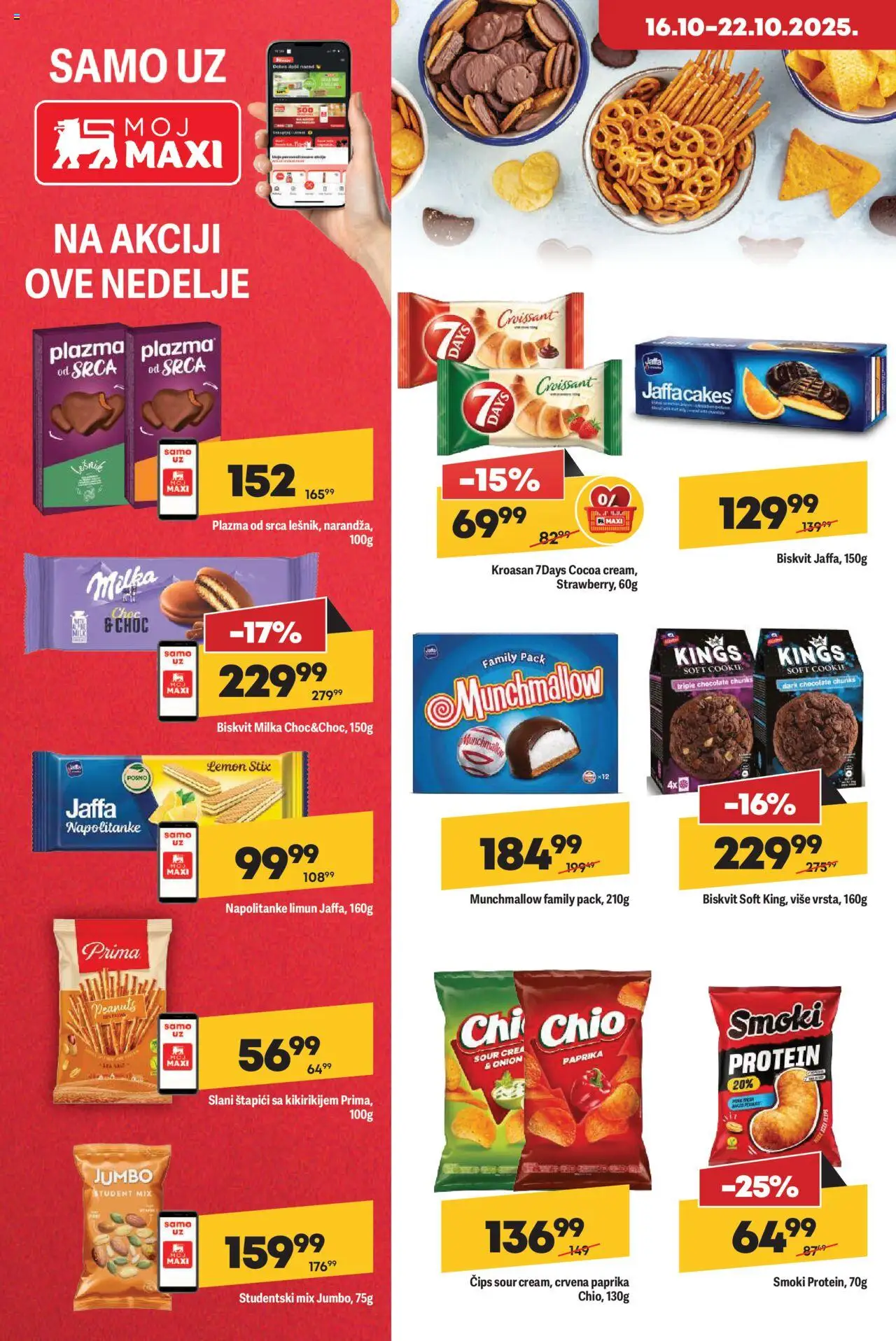 Maxi katalog - važi od 16.10.2025 | Strana: 18 | Proizvode: Protein, Milka, 7days, Limun