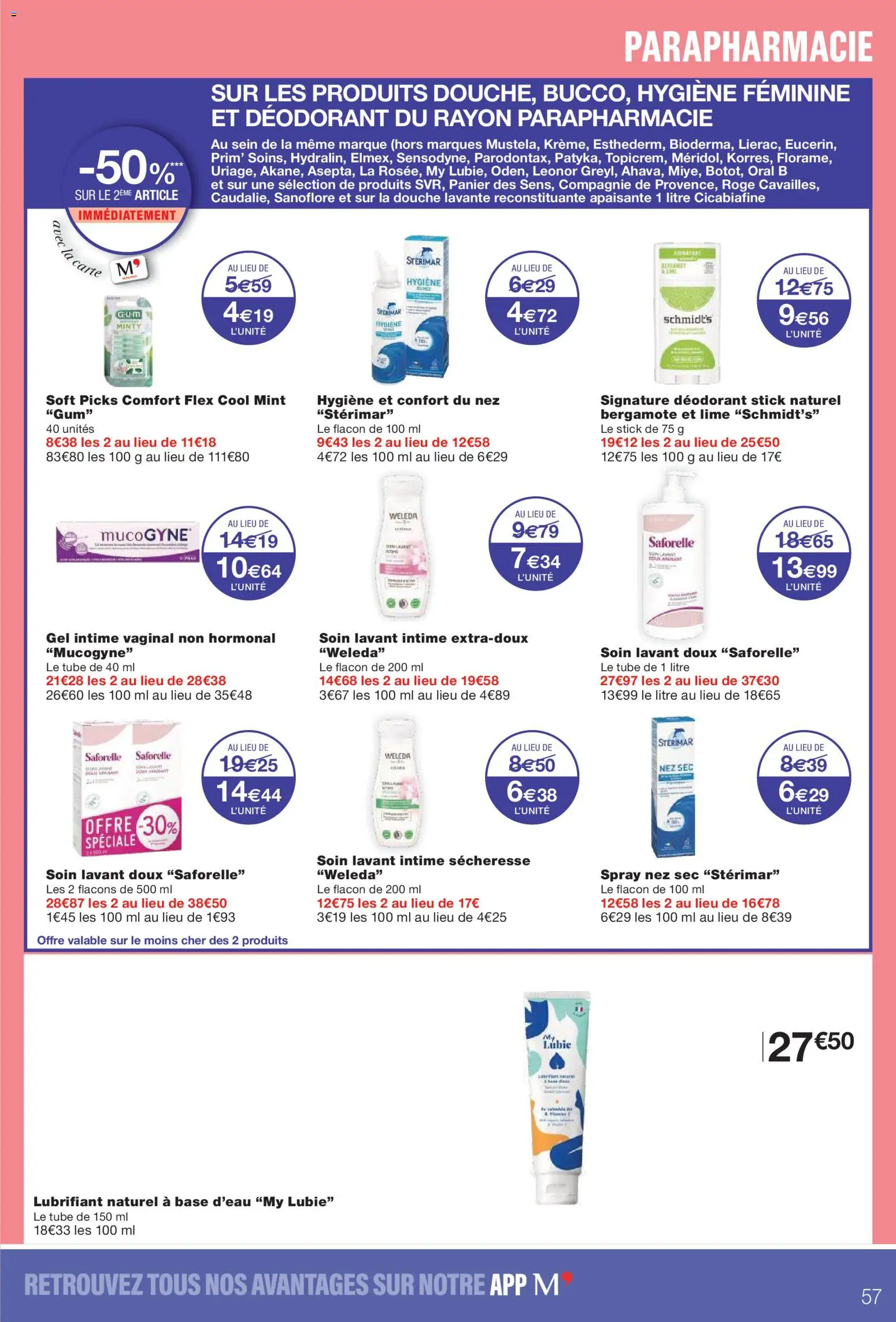 {H1} | Page: 57 | Produits: Base, Déodorant, Douche, Panier