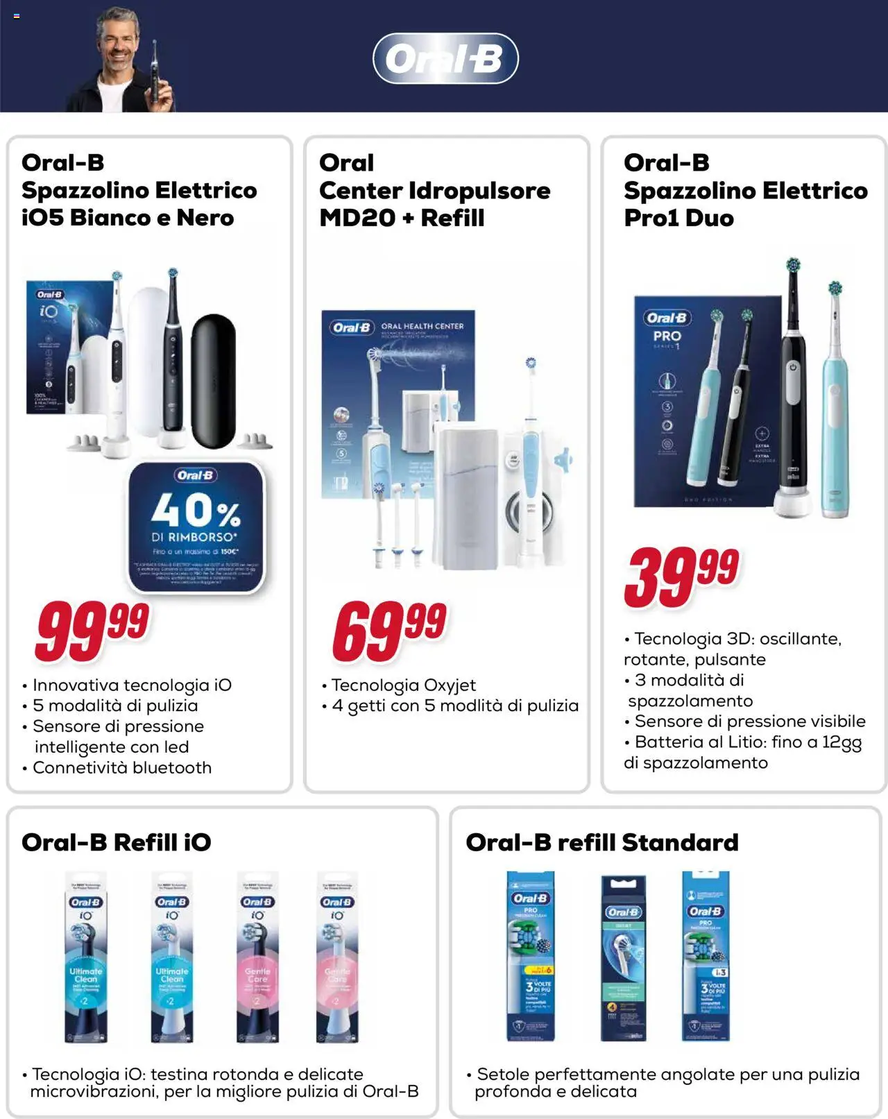 Volantino Trony del 17.10.2025 | Pagina: 20 | Prodotti: Spazzolino, Spazzolino elettrico, Batteria