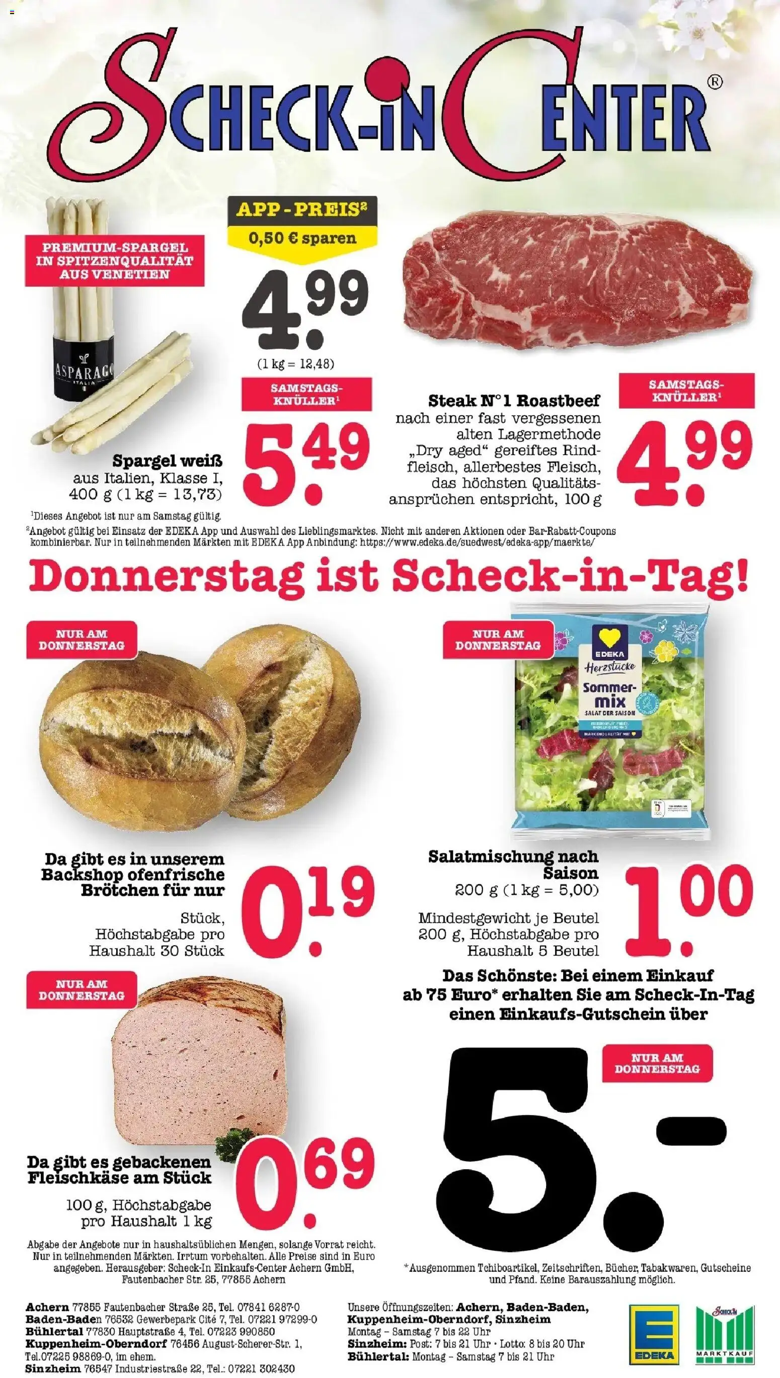 Angebote – gültig ab 30.03.2026 | Seite: 89 | Produkte: Ofenfrische, Roastbeef, Salat, Uhr