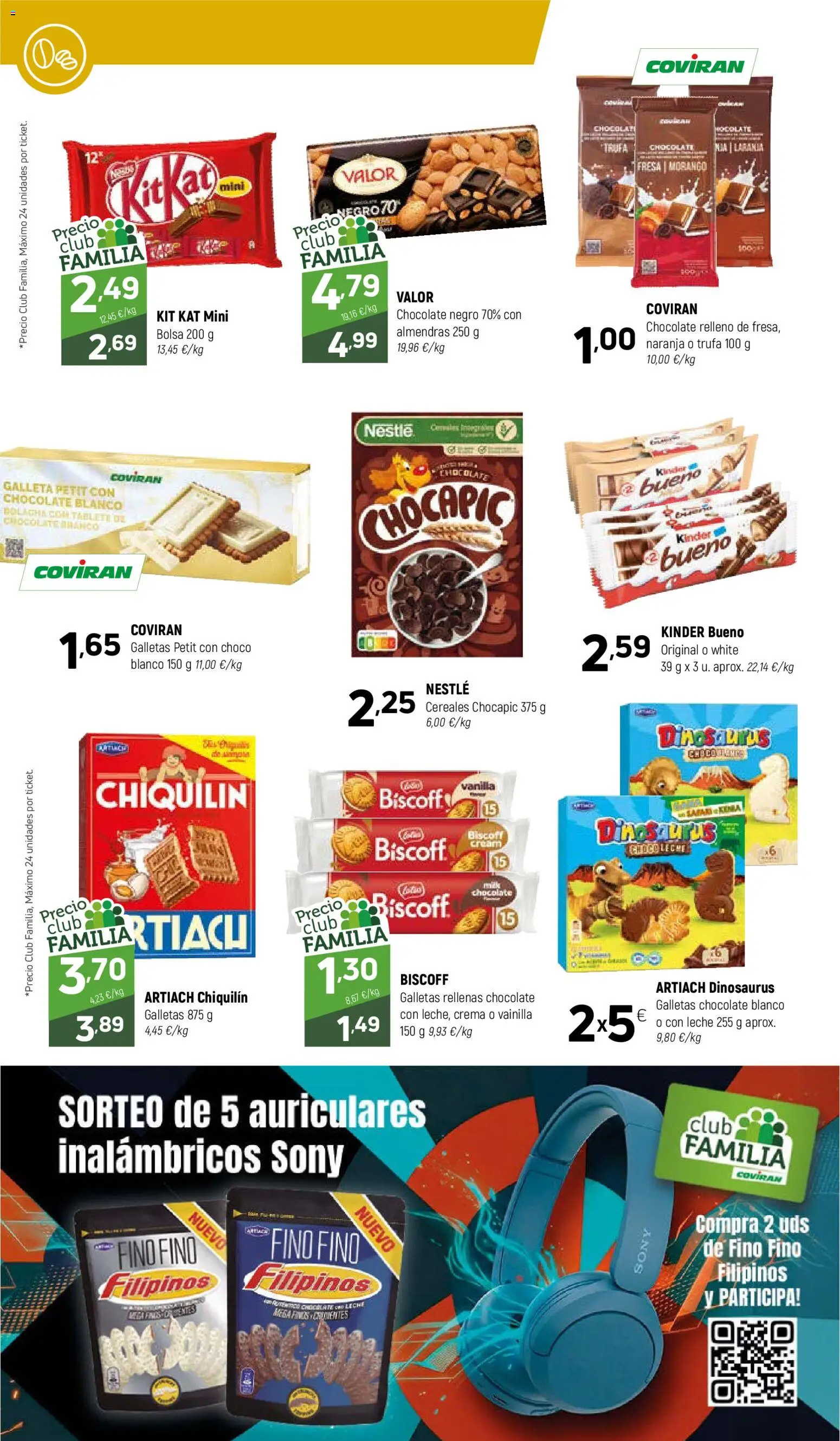 Coviran - Santander │ válido desde el 07.04.2026 | Página: 10 | Productos: Cereales, Crema, Galletas, Bolsa