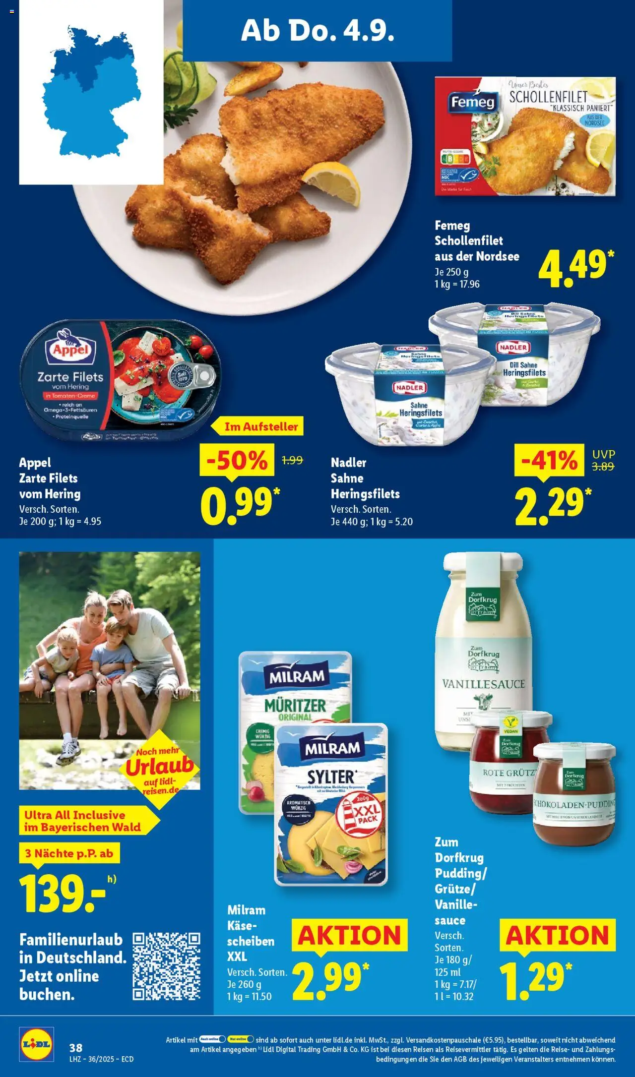 Lidl Prospekt 	 - gültig ab dem 01.09.2025 | Seite: 54 | Produkte: Käse, Milram, Dill, Sahne