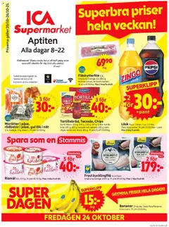 ICA Supermarket - Stockholm - Förhandsvisning av reklamblad från butik ICA Supermarket aktuell från 20.10.2025