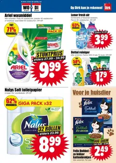 Dirk folder week 17 - Voorbeeld van een folder van Dirk, geldig van 22.04.2026 | Pagina: 25 | Producten: Wasmiddel, Toiletpapier, Kip, Groenten