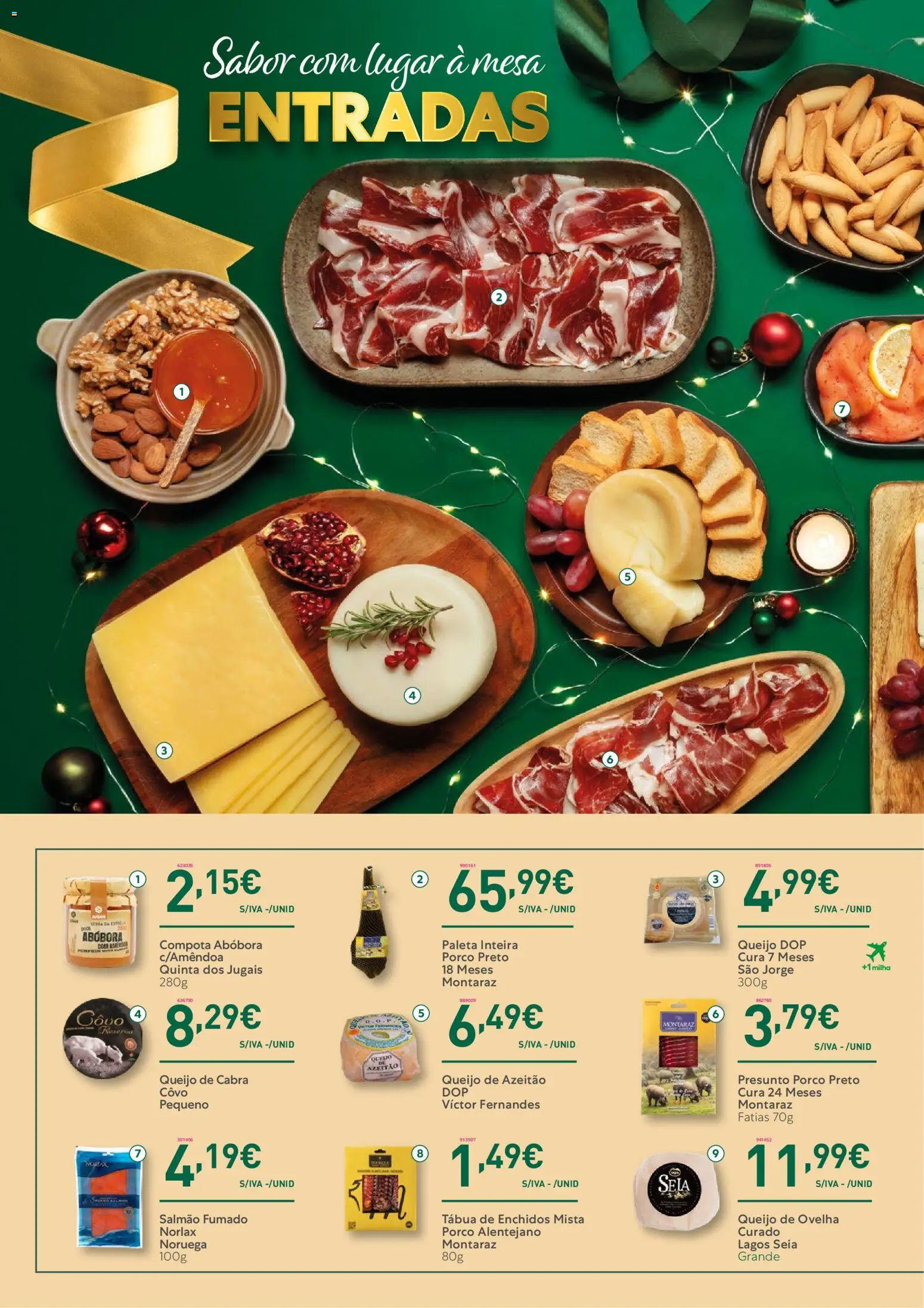 Recheio - Catálogo de Natal │ válido de 06.11.2025 | Página: 4 | Produtos: Tábua, Presunto, Abóbora, Compota