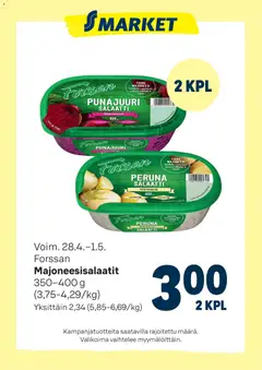 S-market-mainoslehti voimassa 28.04.2026 alkaen