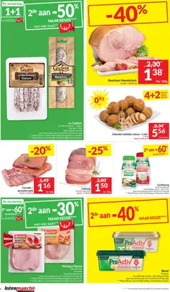 Intermarché folder week 13 - Voorbeeld van een folder van Intermarché, geldig van 24.03.2026 | Pagina: 6 | Producten: Ham, Room, Crème, Kaart