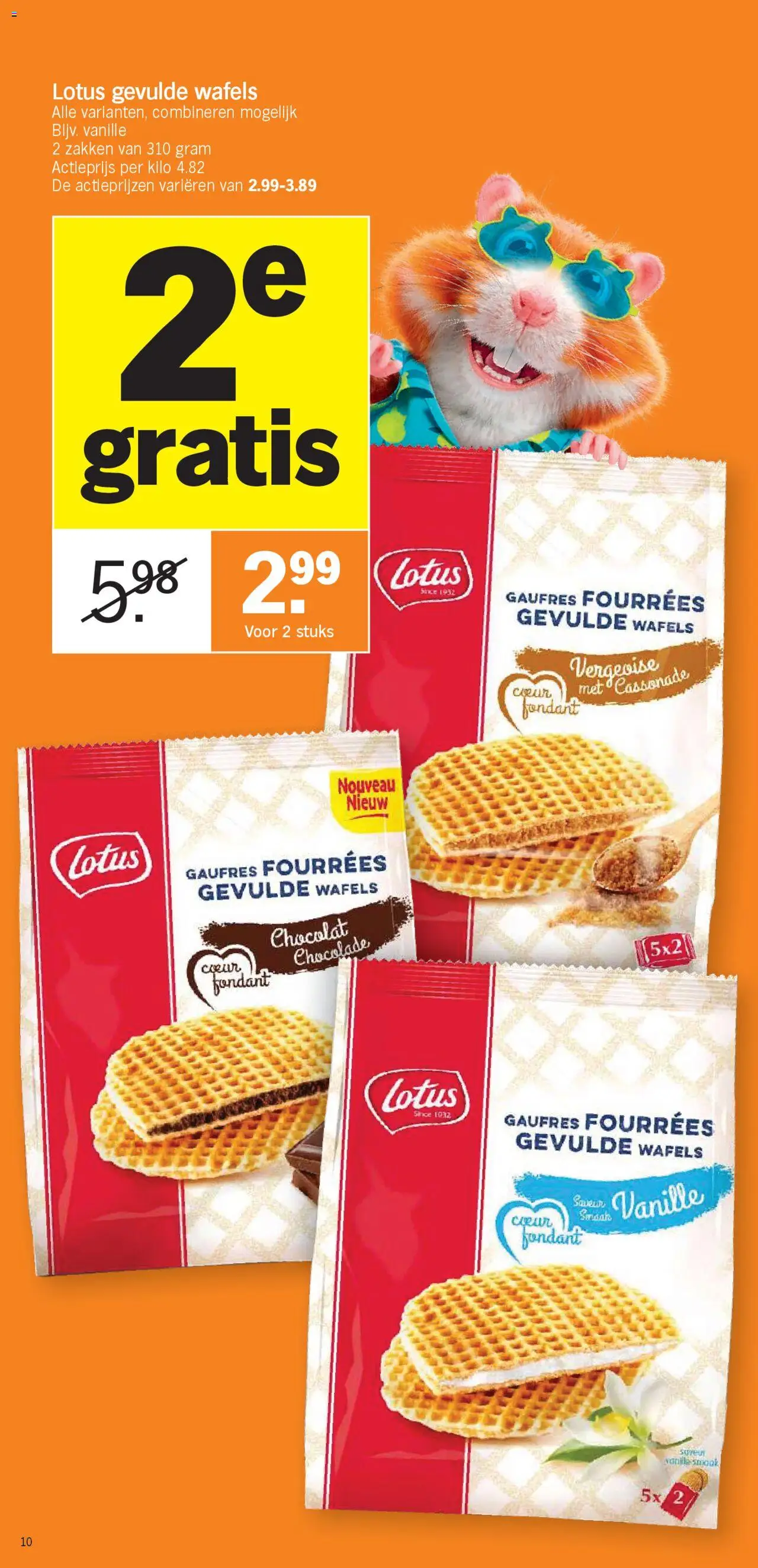  | Pagina: 10 | Producten: Wafels, Chocolade