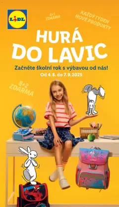 Náhled letáku Lidl leták - Hurá do lavic od 04.08.2025