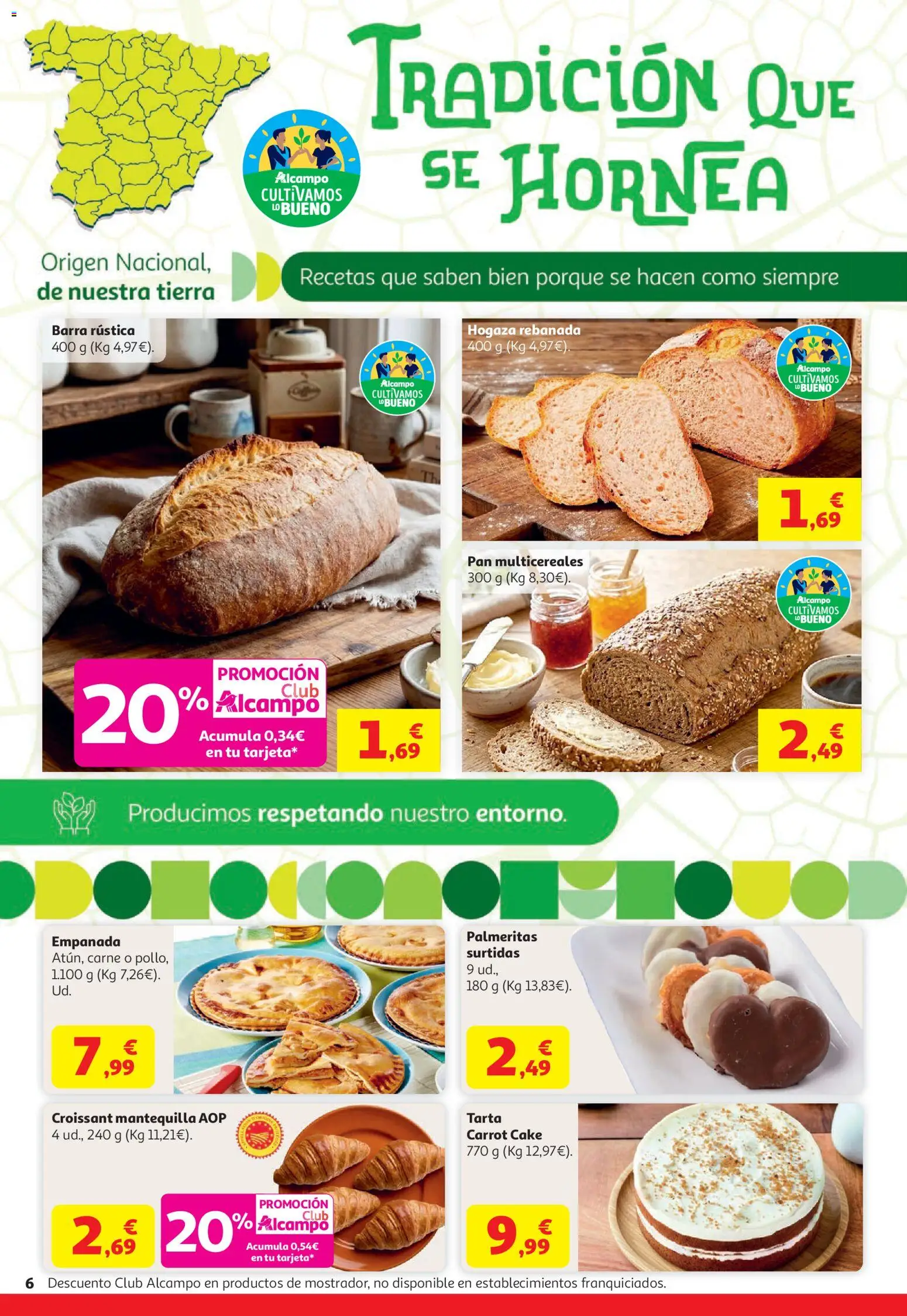 Alcampo HG Nacional Cat │ válido desde el 21.04.2026 | Página: 6 | Productos: Pan, Croissant, Συσκευή ροής