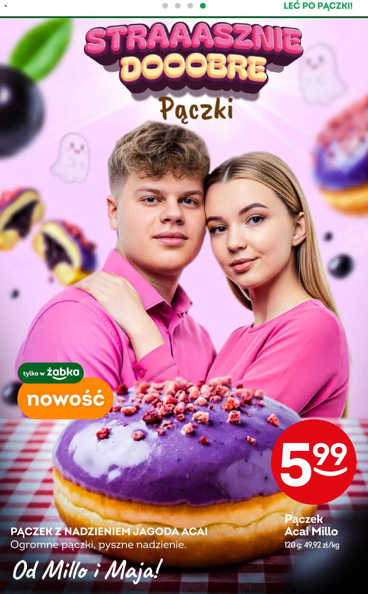 Żabka Gazetka od 11.02.2026 | Strona: 17 | Produkty: Carbonara, Filet z kurczaka, Czekolada, Krem