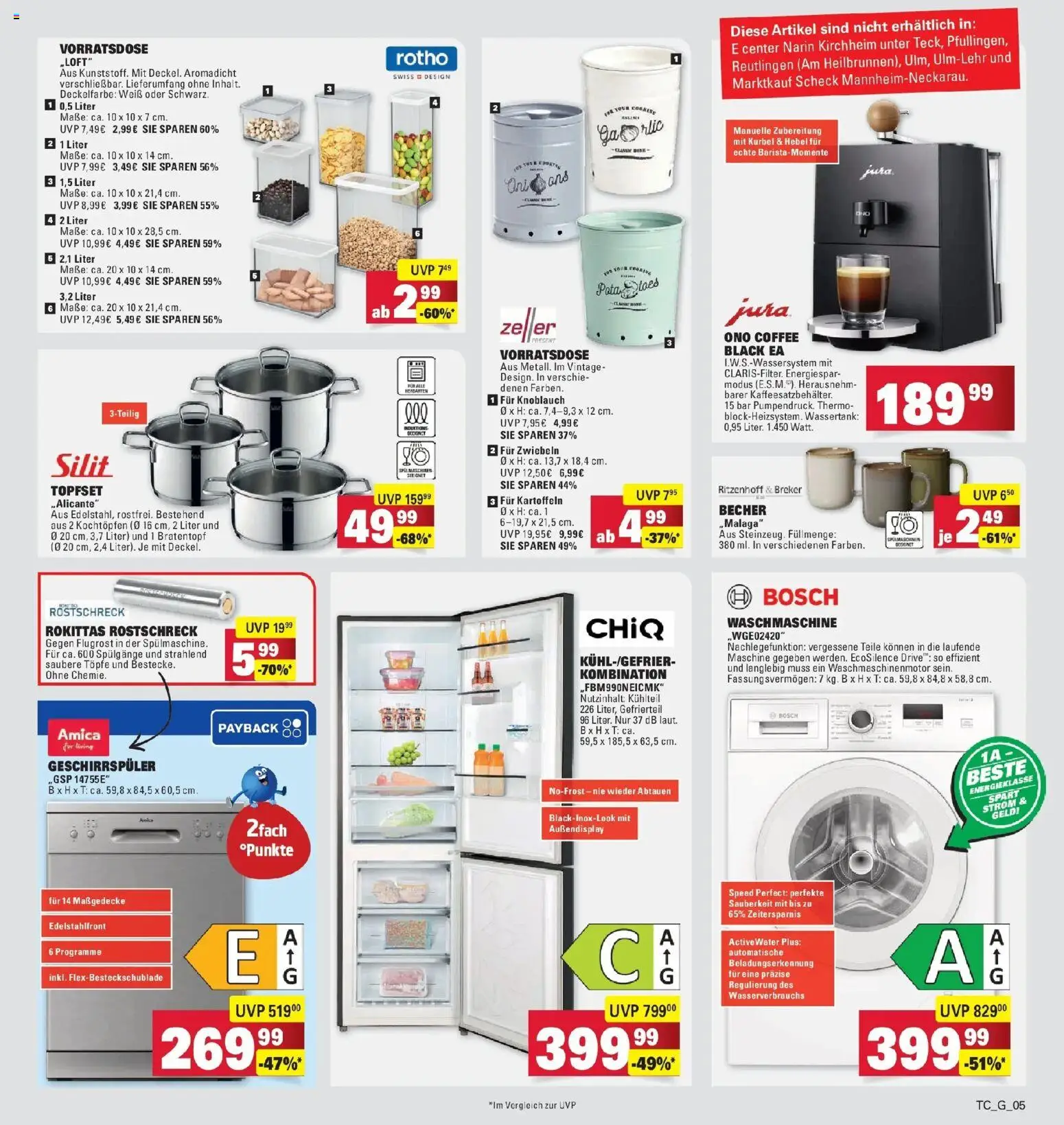 Edeka prospekt Göppingen	 – gültig ab 29.03.2026 | Seite: 41 | Produkte: Jura, Geschirrspüler, Kartoffeln, Zwiebeln