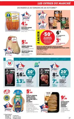 Super U - Prévisualisation de Super U catalogue valide à partir de 21.10.2025 | Page: 27 | Produits: Citron, Volaille, Sel, Porc
