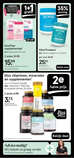 Etos - Black Friday - Voorbeeld van een folder van Etos, geldig van 24.11.2025 | Pagina: 107 | Producten: Káposztalevél, Pot, Ring, Vitamine C