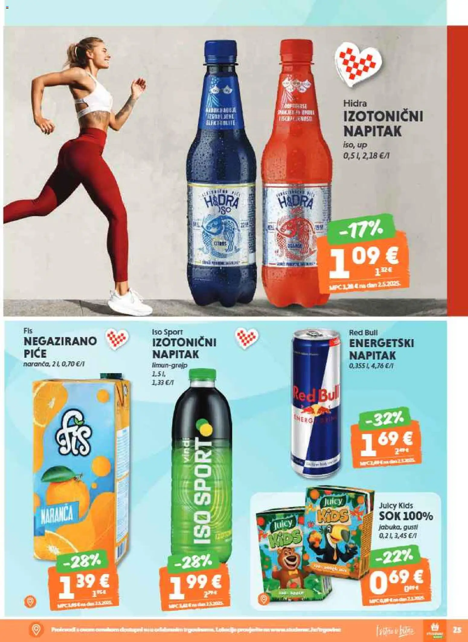 Studenac katalog | vrijedi od 04.03.2026 | Stranica: 25 | Proizvodi: Sok, Red Bull