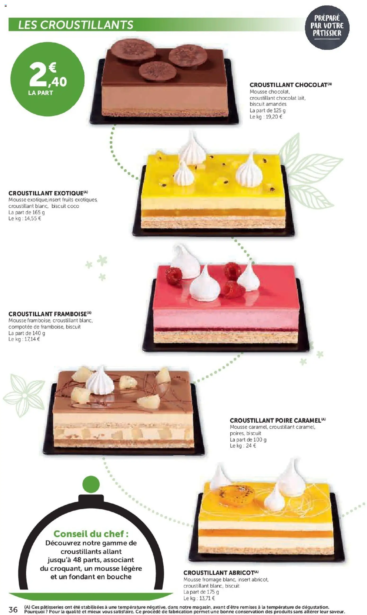 {H1} | Page: 36 | Produits: Poire, Fromage, Chocolat, Amandes