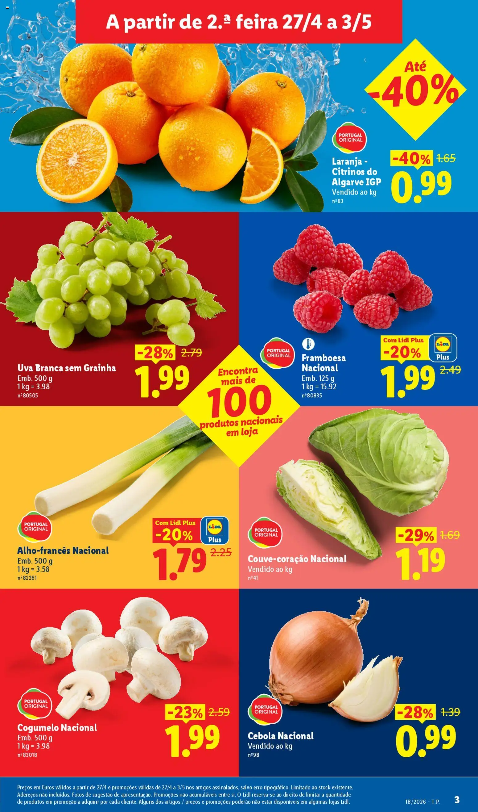 Lidl folheto | 27/04/2026 |  🎉 Como obter um desconto limitado? Poupe ainda hoje! | Portugal