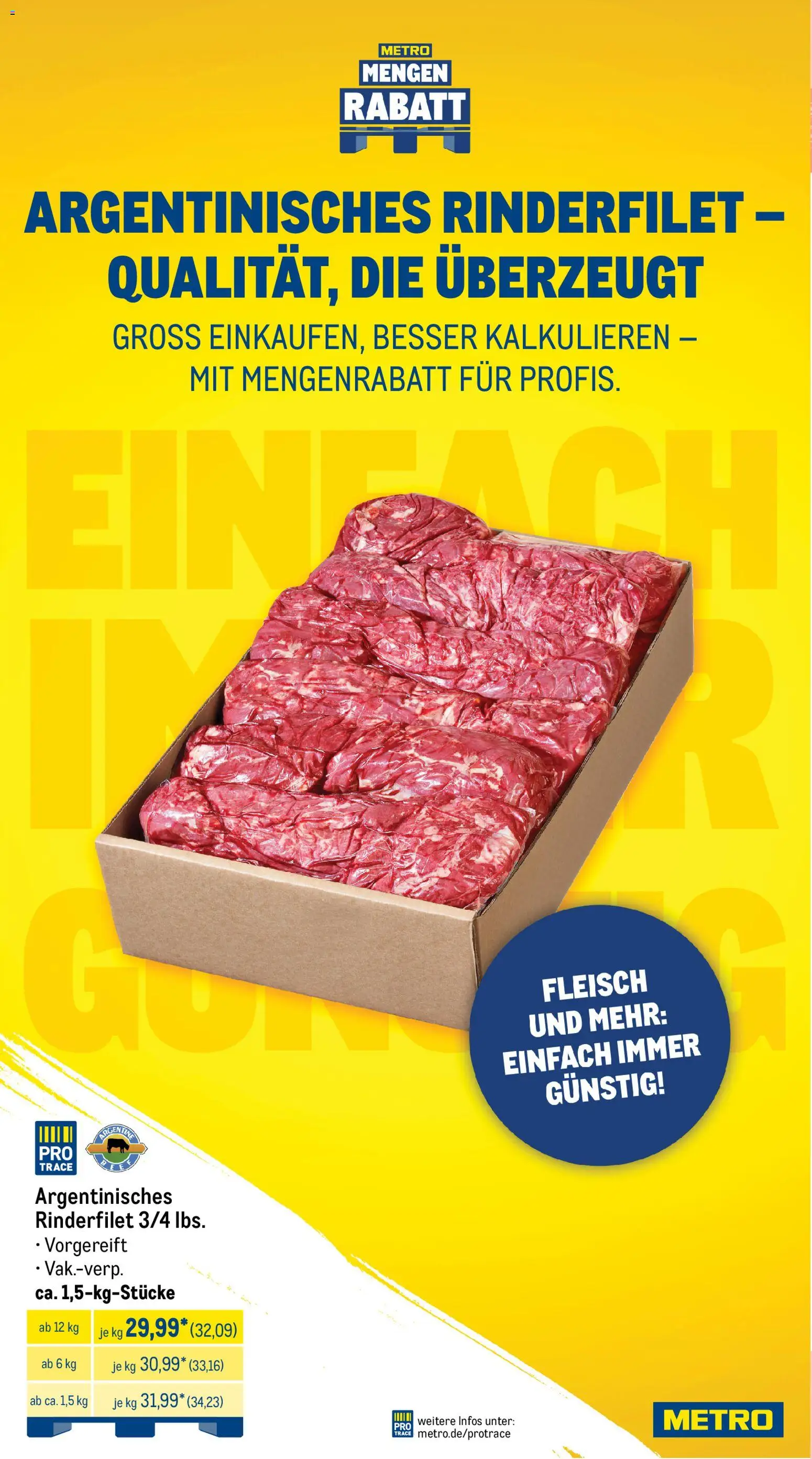 Metro Prospekt 	 – gültig ab 15.12.2025 | Seite: 2 | Produkte: Rinderfilet, Fleisch