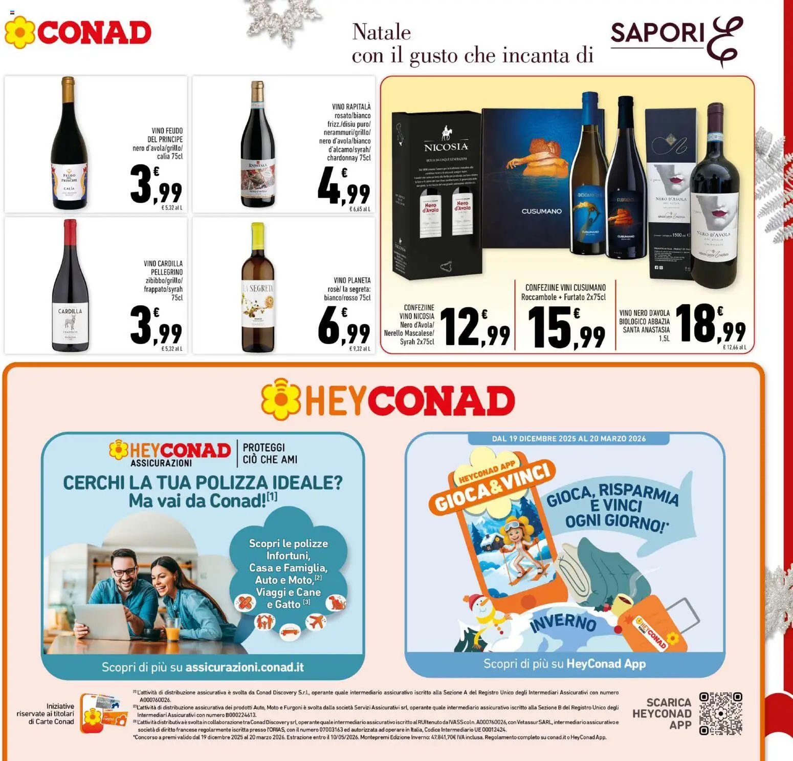 Volantino Conad del 10.12.2025 | Pagina: 9 | Prodotti: Vino