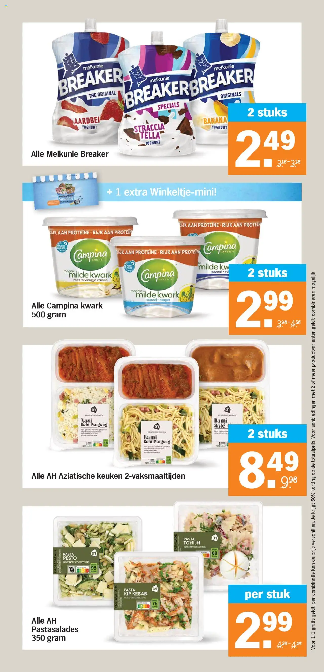  | Pagina: 19 | Producten: Yoghurt, Pasta, Kwark, Kip