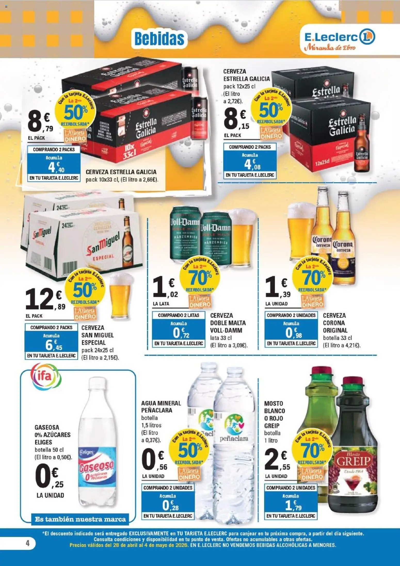 E.Leclerc Miranda de Ebro │ válido desde el 28.04.2026 | Página: 4