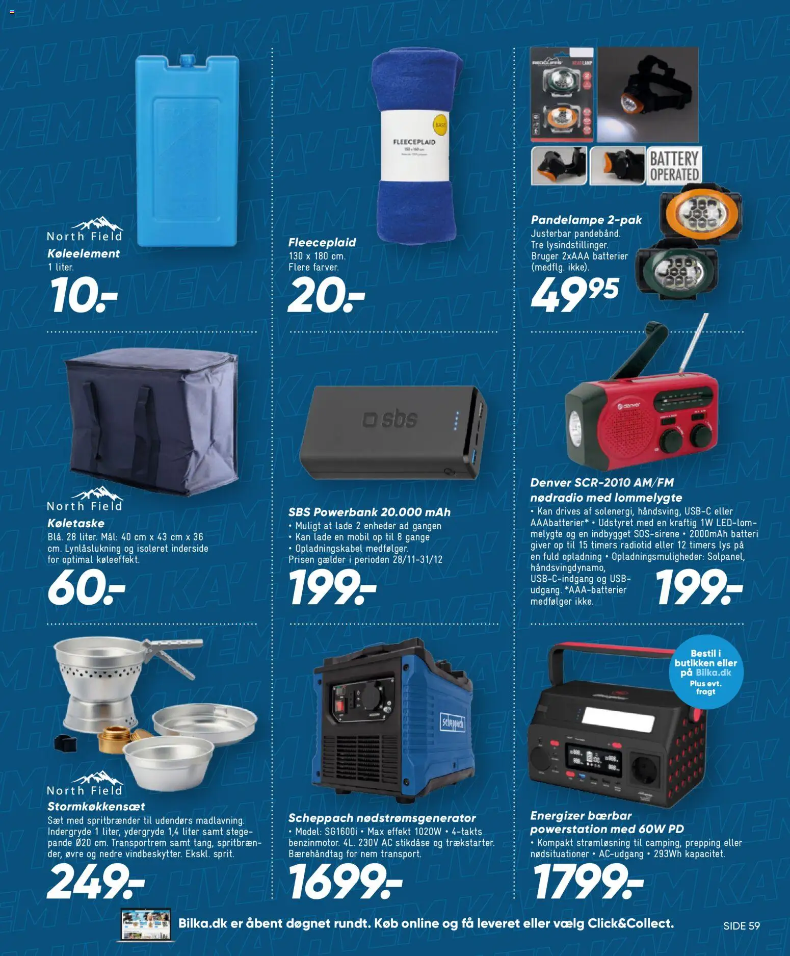 Bilka tilbudsavis – gyldig fra 21.11.2025 | Side: 33 | Produkter: Powerbank, Batterier, USB, Batteri