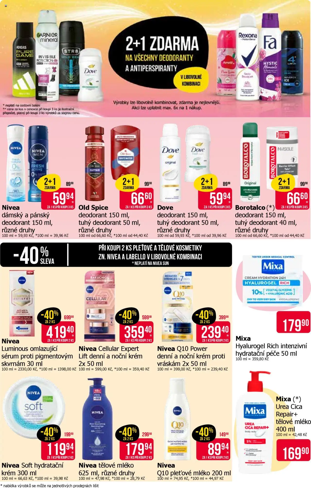 TETA Drogerie leták od 25.09.2025 | Strana: 8 | Produkty: Deodorant, Sérum, Dove deodorant, Rexona